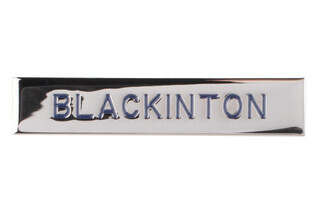 blackinton quality namear in brushed silver-x